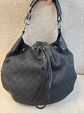 Gucci Black GG Canvas Drawstring