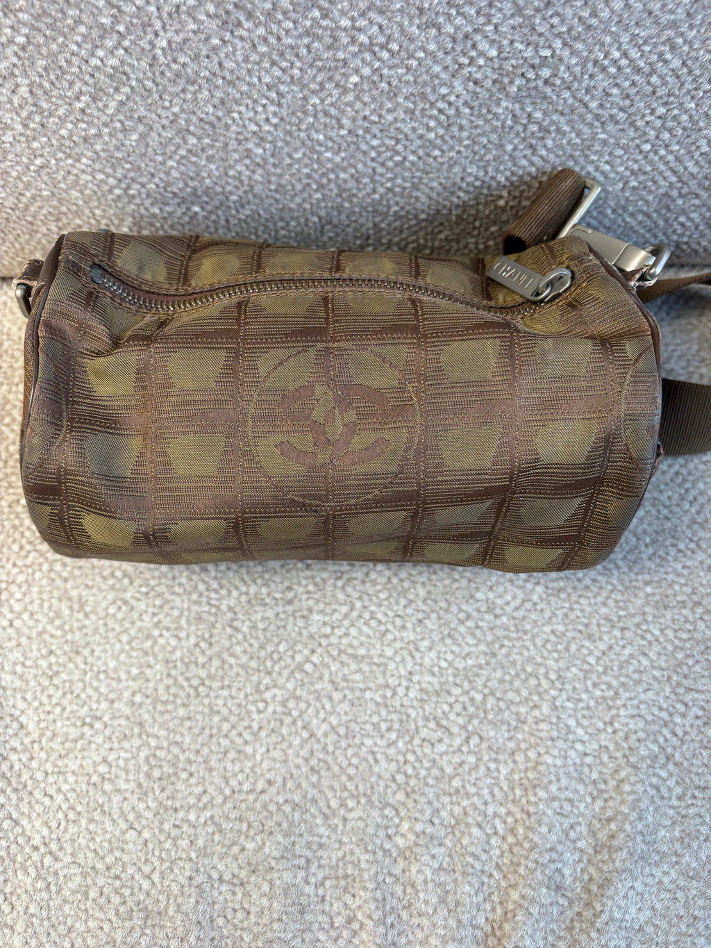 Vintage Chanel Travel Line barrel bag