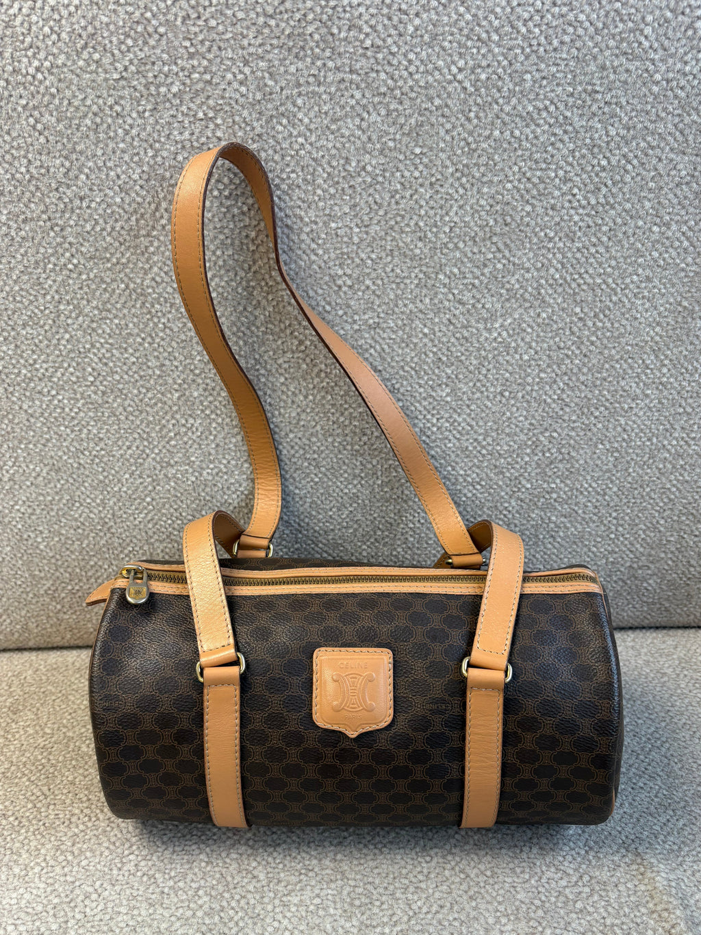 Celine 2014 Macadam Coated Canvas shoulder bag