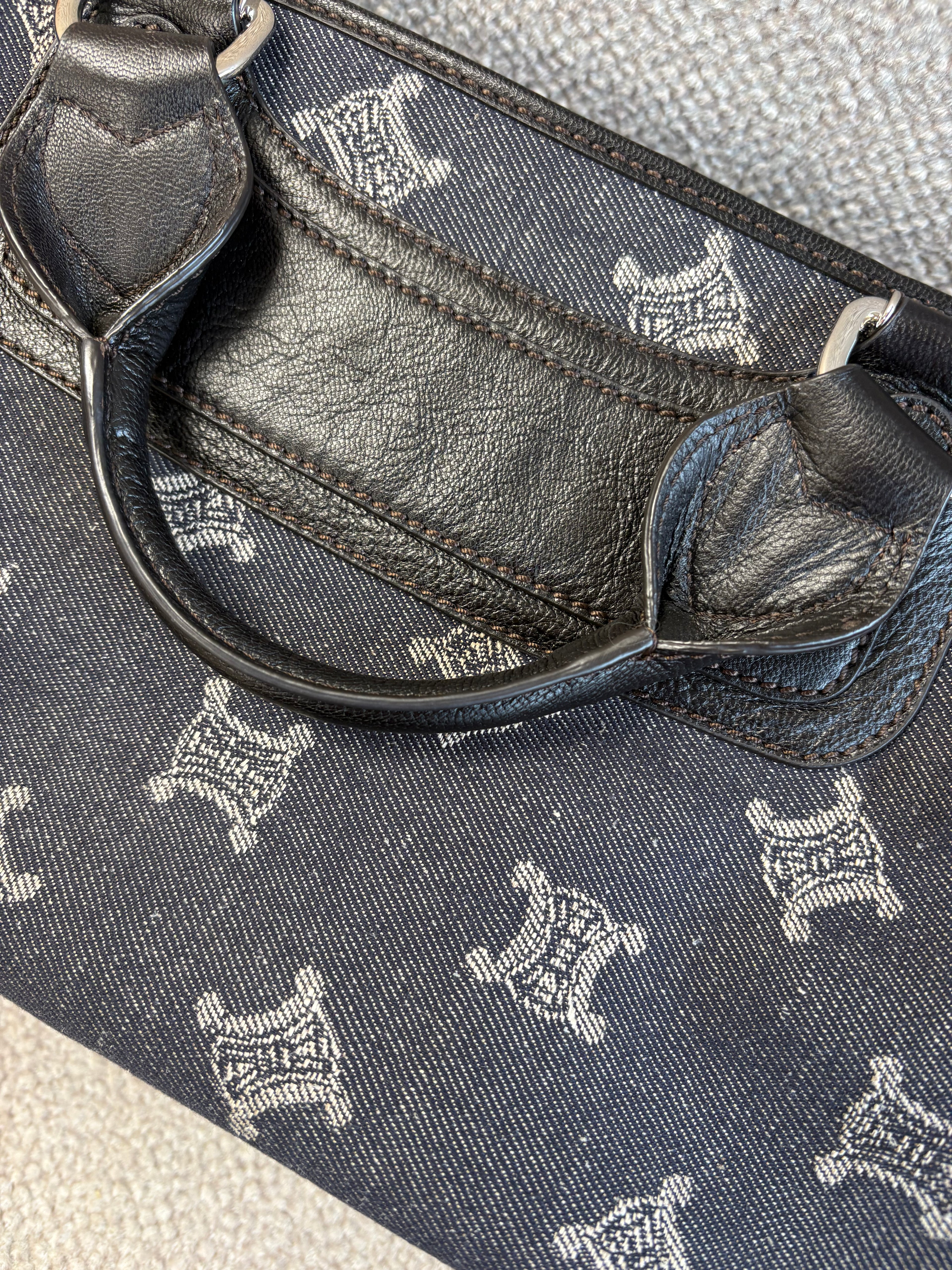 Celine Macadam Denim Boogie Bag