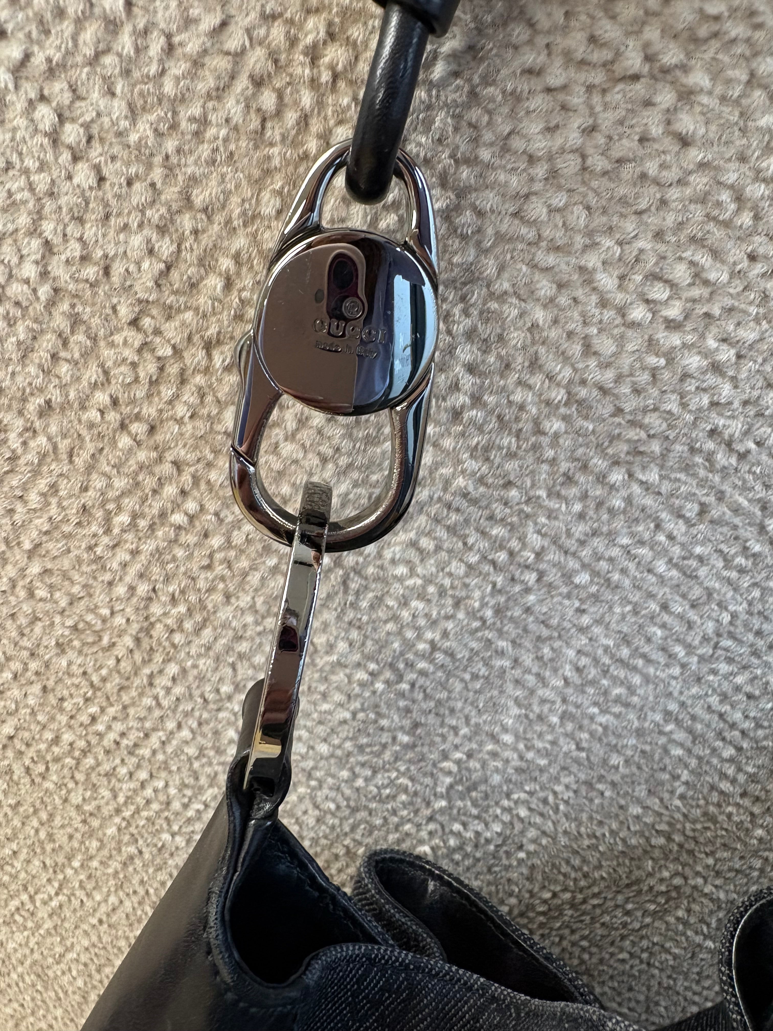Gucci Black GG Canvas Drawstring