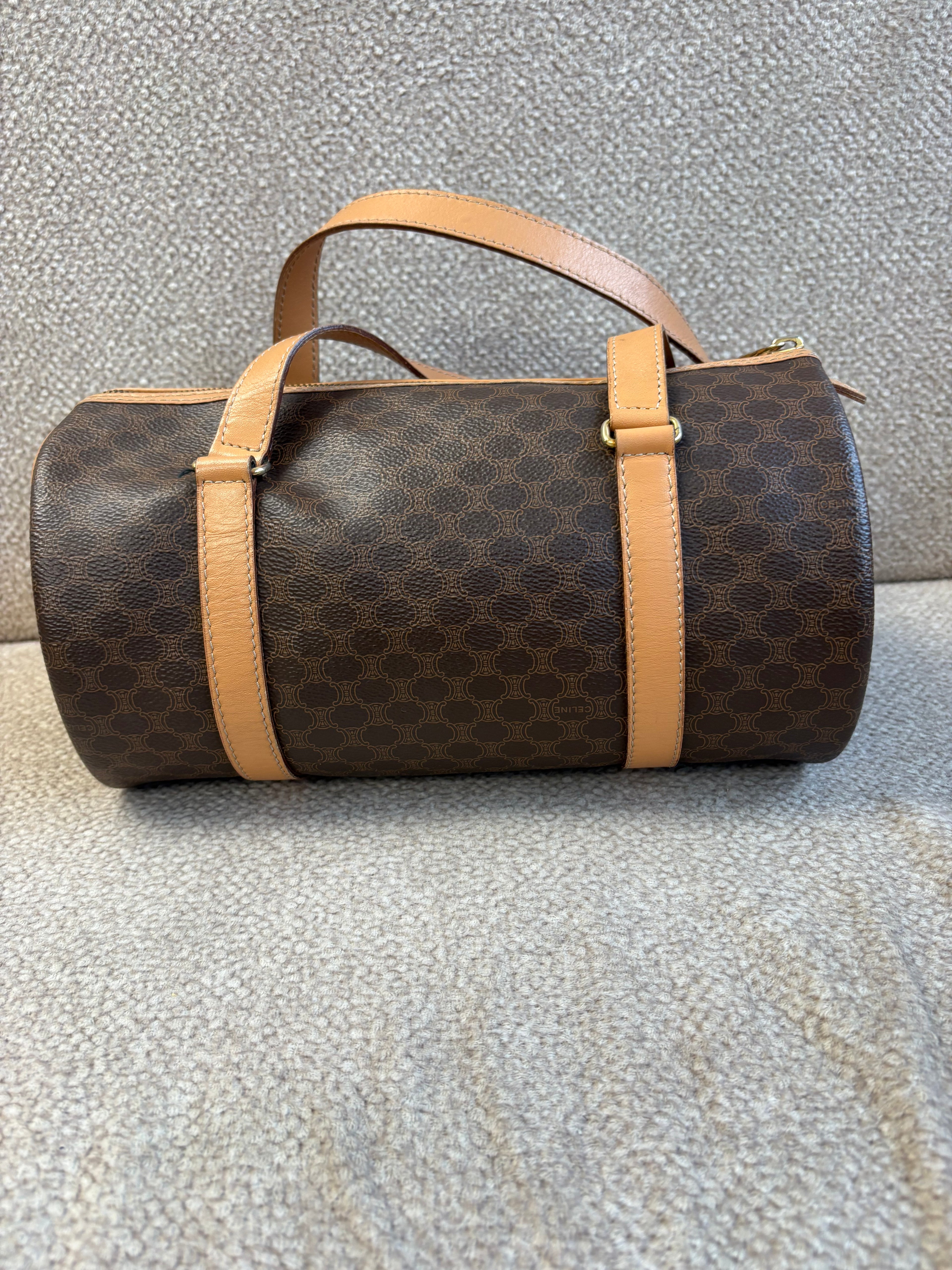 Celine 2014 Macadam Coated Canvas shoulder bag