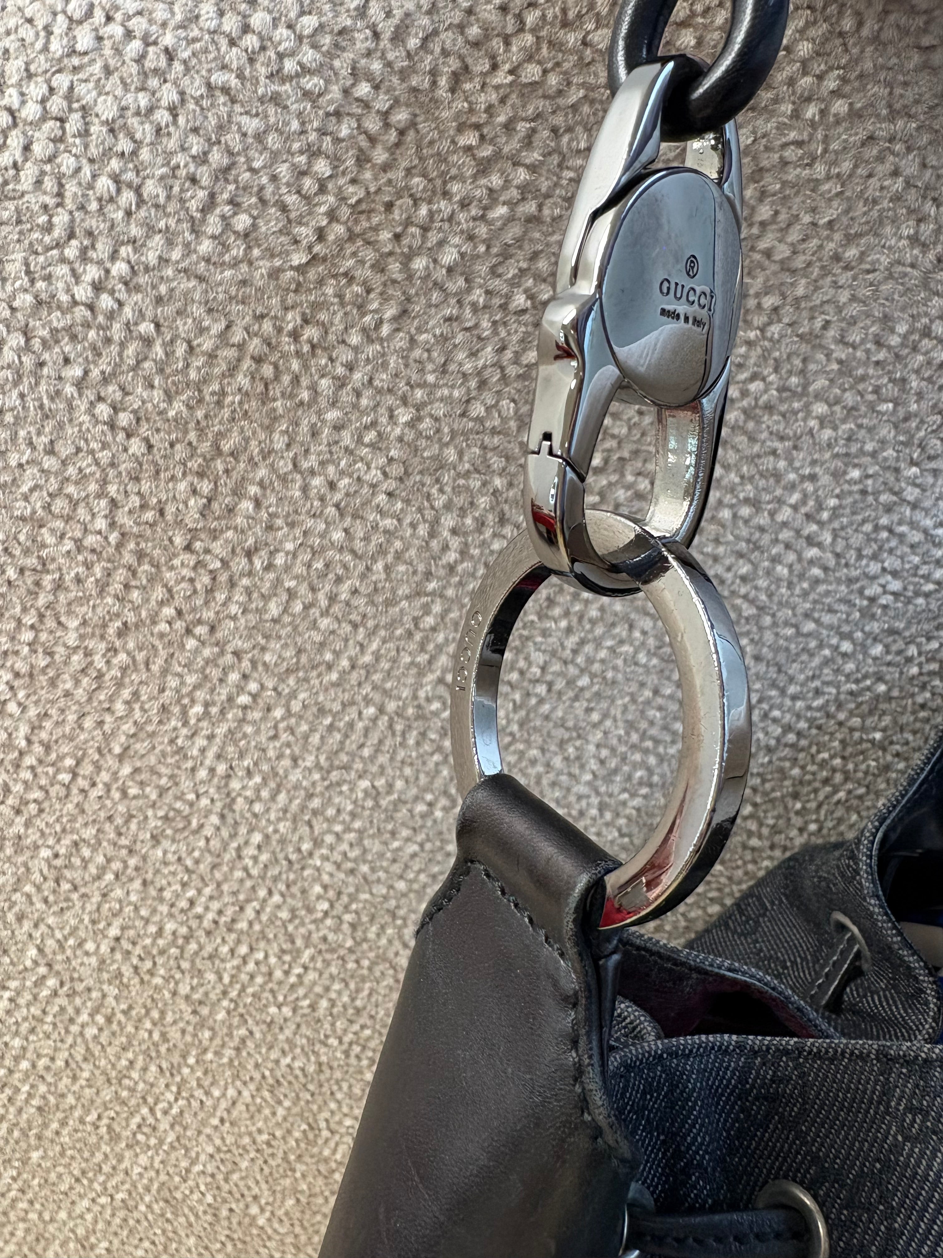Gucci Black GG Canvas Drawstring