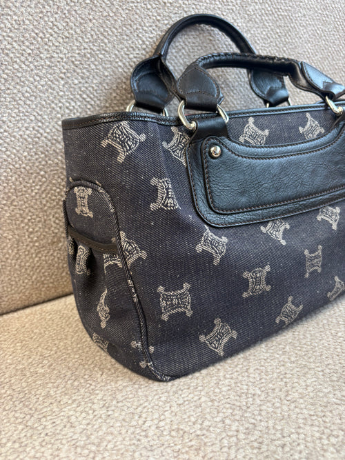 Celine Macadam Denim Boogie Bag