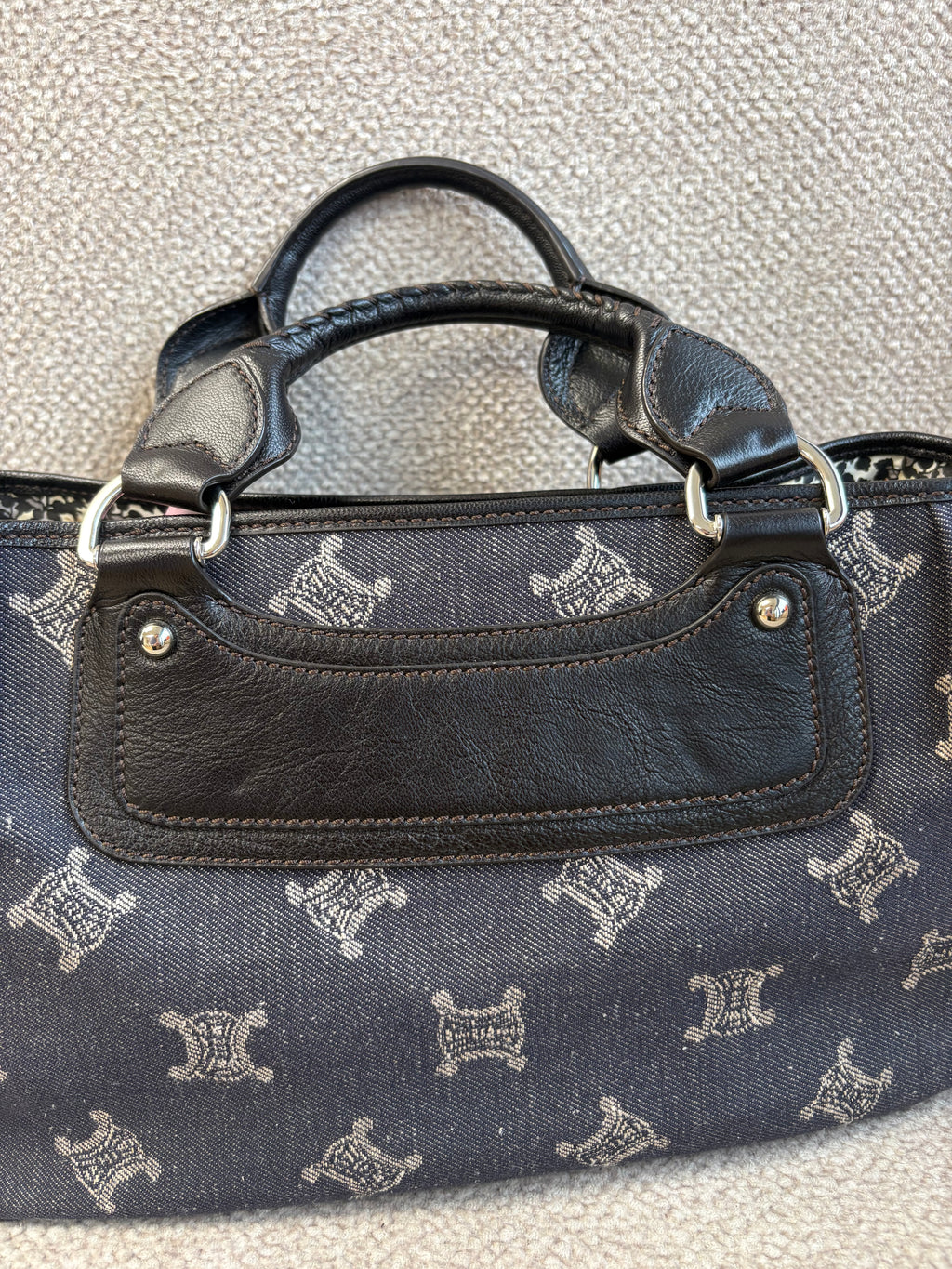 Celine Macadam Denim Boogie Bag