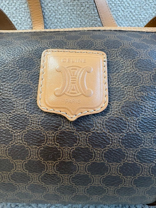 Celine 2014 Macadam Coated Canvas shoulder bag